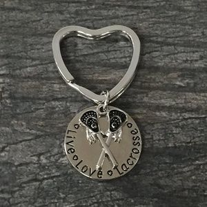 Lacrosse Keychain